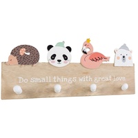  Garderobenleiste JONA, Beige - Tiermotive - 30 x 12