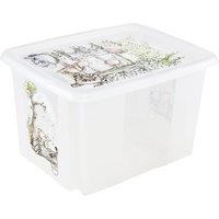 KEEEPER Aufbewahrungsbox karolina ''Winnie'', 30 Liter Dreh-/Stapelbox mit Deckel,