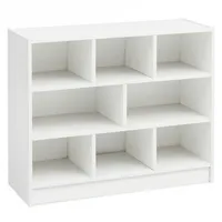 KADIMA DESIGN Bücherregal Weiß, Holz, Rechteckig, 80x69x30 cm, Wohnzimmer,,