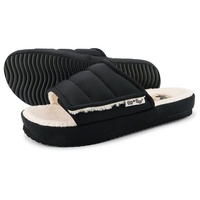 FLIP*FLOP Flip Flop Hausschuh slide*velcro paddy Schwarz 39