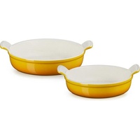 Le Creuset Auflaufformen-Set rund Tradition 20/24 cm Nectar,