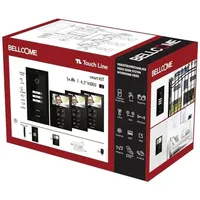 BELLCOME ELECTRA Video-Türsprechanlage Kabelgebunden Komplett-Set Schwarz