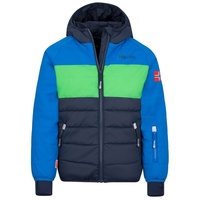 TROLLKIDS Kinder Winterjacke Hafjell XT Marine/Mediumblau/Grün, pazifikblau|kobaltblau|GRÜN 96-102cm 3-4J