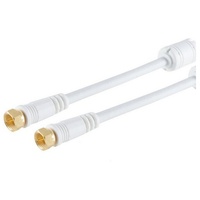 S-Conn Antennenkabel 80303, vergoldet, 2,5m, SAT-Anschlusskabel, F-Stecker  F-Stecker,