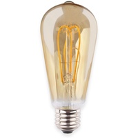 Müller-Licht goldene LED Rustikalampe 4W 25W E27 gold flex