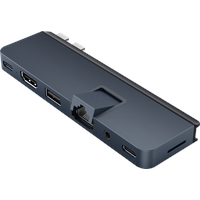 Targus HyperDrive DUO PRO 7-in-2 USB-C Hub - Midnight