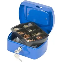 Q-Connect Geldkassette BxTxH 155x120x75 mm blau
