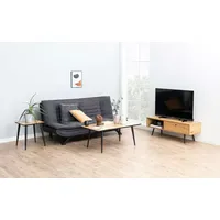 Actona Schlafsofa Faith Stoff Grau Dunkelgrau