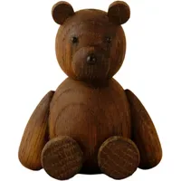 Lucie Kaas Holzfigur Teddy Räuchereiche klein