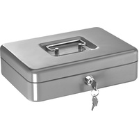 Alco Geldkassette mit Schloss 250x170x75mm silber