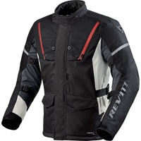 RevIt! Revit Horizon 3 H2o Jacke - Schwarz/Rot/Hellgrau /