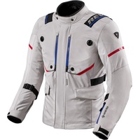 RevIt! Revit Vertical GTX Motorrad Textiljacke, silber, Größe M