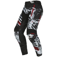 O'Neal Mayhem Scarz V.22 Motocross Hose, schwarz-weiss-rot, Größe 32