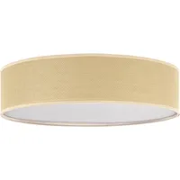 Beliani Deckenlampe MAGNO Naturfarben