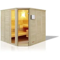 InfraWorld Sauna Urban - 40 mm Massivholzsauna-228 x 209