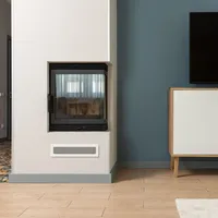 Kratki Kamineinsatz Blanka 8 | Eckscheibe rechts | 8