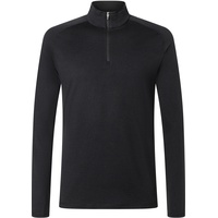 Super.natural Arctic230 Zip 1/4 Longsleeve (Größe XXL, schwarz)