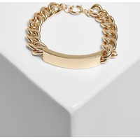 URBAN CLASSICS Plate Bracelet gold, S/M