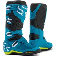 Fox Racing Mx Comp Motocross Stiefel blau-gelb, Größe 47