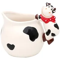 Dekohelden24 Keramik Kanne - Kuh -, ca. 13 x