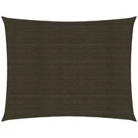 VidaXL Sonnensegel 160 g/m2 Braun 2,5x3,5 m HDPE
