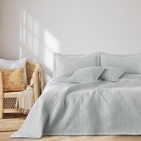 AmeliaHome Tagesdecke 170x270 cm Bettüberwürf zweiseitig Ultrasonic Steppung Polyester