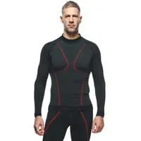 Dainese Thermo Langarm-baselayer Schwarz/Rot L