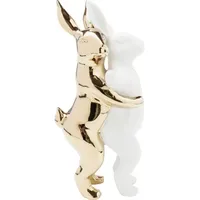 Kare Deko Figur Hugging Rabbits Medium