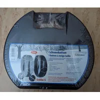 Lescars Schneeketten Größe S für Reifen 195/65 R15 u.v.m.,