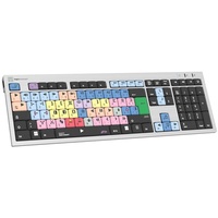 LogicKeyboard LKB-MCOM4-AJPU-FR Tastatur USB AZERTY Französisch Silber