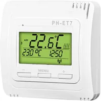 Elektrobock PH-ET7-V Funk-Thermostat für Elektroheizung, Weiß