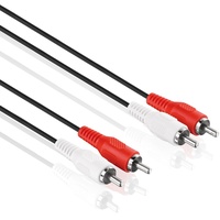 PureLink LP-AC040-100, 2 x RCA, Männlich, 2 x RCA,