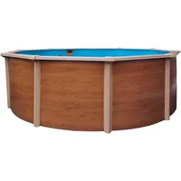 Planet Pool Stahlwandpool rund Classic 460x120 cm, Stahl 0,45