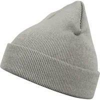 MSTRDS Beanie Basic Flap in Grau, Größe ONE SIZE
