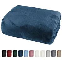 Heimtexland Spannbettlaken Mikrofaser 180 x 200 cm blau