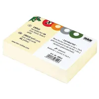 HAN Lernkartei Karteikarten »CROCO« A8 quer, liniert weiß, 7.4x5.2