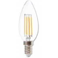 V-Tac LED-Filament-Lampe VT-1986-N, E14, EEK: F, 4W, 400lm, 3000K