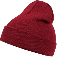 MSTRDS Beanie Basic Flap in Rot, Größe ONE SIZE