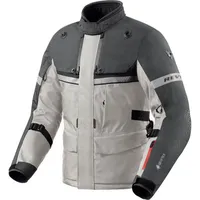 RevIt! Revit Poseidon 3 GTX, Textiljacke Gore-Tex - Silber/Dunkelgrau