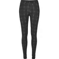 URBAN CLASSICS Damen Ladies Soft AOP Leggings Blackcheck |