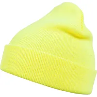 MSTRDS Beanie Basic Flap in Gelb, Größe ONE SIZE