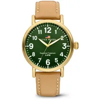 River Woods Herren-Armbanduhr Leder Sacramento