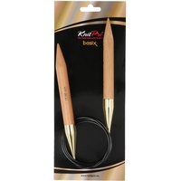 KnitPro Basix Beech Rundstricknadeln 47" (120cm) | 15mm