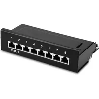 Kwmobile 8 Port Patchpanel Cat6 Verteiler - Verteilerfeld Patchfeld