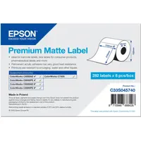Epson Etiketten 105x210mm Weiß 1 Rolle 282 St.