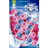 WC-Frisch WC-Duftspüler Kraft Aktiv Blüten-Frische Einhänger mit Stein, 4