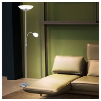 ETC Shop Deckenfluter mit Leselampe Stehlampe Wohnzimmer Modern Standleuchten