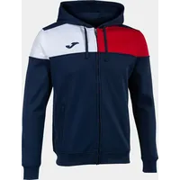 Joma Crew V Reißverschlusspullover - Black / Grey /