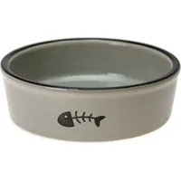 Karlie Keramik Katzennapf, grau - 200 ml, Ø 12