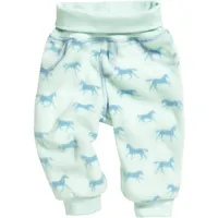 Playshoes Kinder Sweat Pants "Pumphose Fleece Pferde" in Türkis